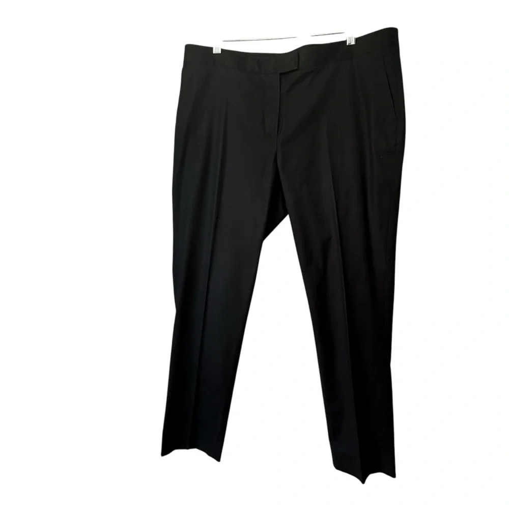 Brooks Brothers Women's Advantage Chino Stretch Pants, Black, 14
